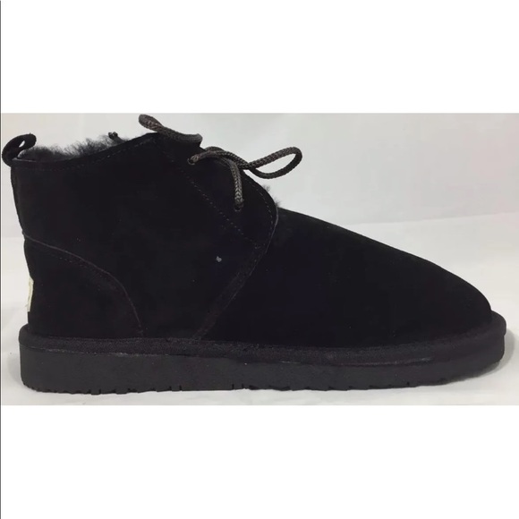 New AUABP Australia Mid Cut Boots Winter Women Black Sheep Leather Lining 11 - Picture 8 of 11